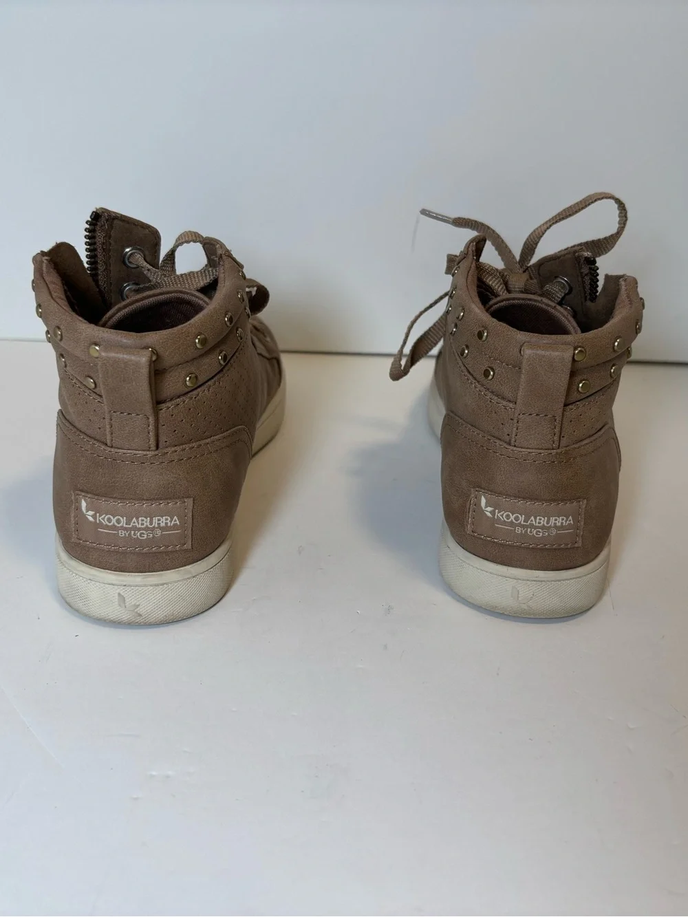 Koolaburra by Ugg brown suede like  high top sneakers 6.5 US